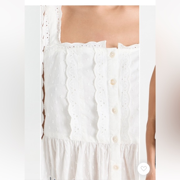 Farm Rio Off-White Laces Blouse - XS - Picture 6 of 8